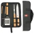 SET DE ASADO EQUIPOS VARIOS 4 PIEZAS C/FUNDA - comprar online