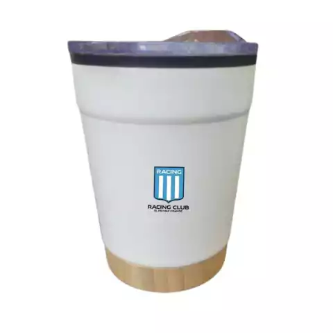 VASO TERMICO RACING CLUB CON TAPA CRISTAL DESLIZABLE