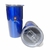 VASO TERMICO AZUL - SAN LORENZO C/TAPA DESLIZABLE C/LOGO COLOR - 600 ML - PERSONALIZABLE -