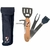 SET ASADO RIVER PLATE - TIPO HERRAMIENTA MULTIUSO - PERSONALIZADO