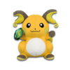 Chaveiro de pelúcia - Pokémon - Raichu - Banpresto