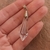 Péndulo cuarzo cristal