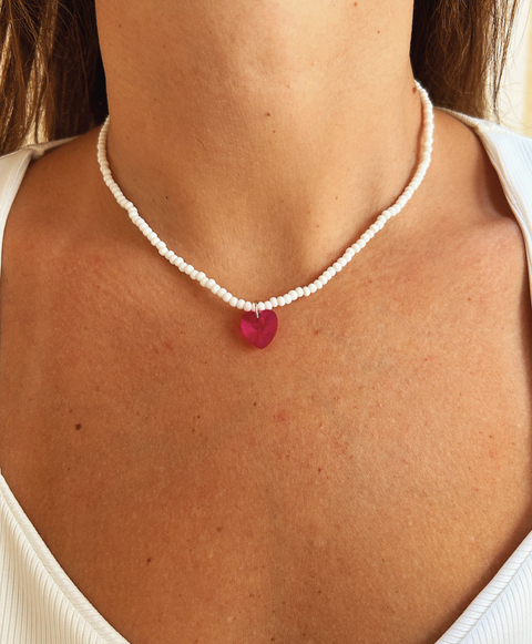 Collar MALIBÚ fucsia