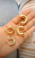 Semiargollas ROMA GOLD CHUNKY - comprar online