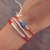 Pulsera Hilito TURQUÍA red azul plata