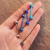 Piercing de lengua AZUL