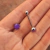Piercing de lengua VIOLETA