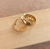 Argollas CUBANAS ANCHAS GOLD - comprar online