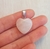 Dije CUORE de cuarzo rosa