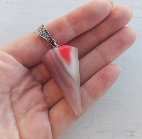 Péndulo ÁGATA FUCSIA