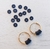 Dijes para argollitas FIAMMA AZUL