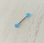 Piercing de lengua LIGHT BLUE