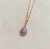 Collar RAVENCLAW GOLD violeta