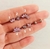 Piercing cierre a rosca CRISTAL ROSA