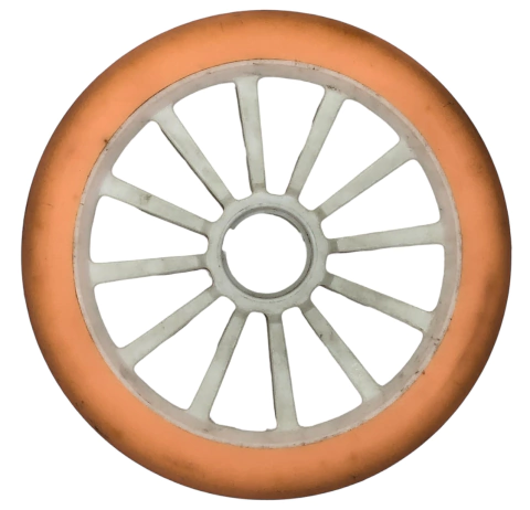 RODA HD INLINE 125MM SALMÃO - 6UND (USADO)