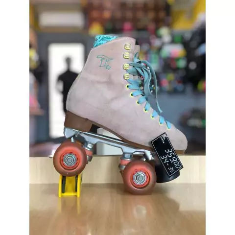 PATINS TRAXART QUAD GLITTER 34-35 (USADO)