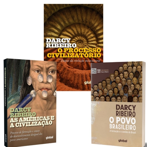 Darcy Ribeiro: A Formação da Civilização Brasileira – Kit 3 Volumes