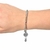 PULSERA ACERO SAN BENITO ABAD PLATINO - comprar online