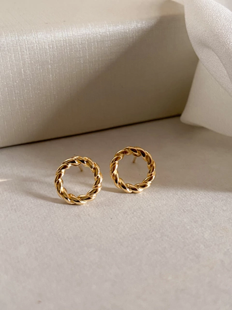 Brinco Doralice Banho Ouro 18K