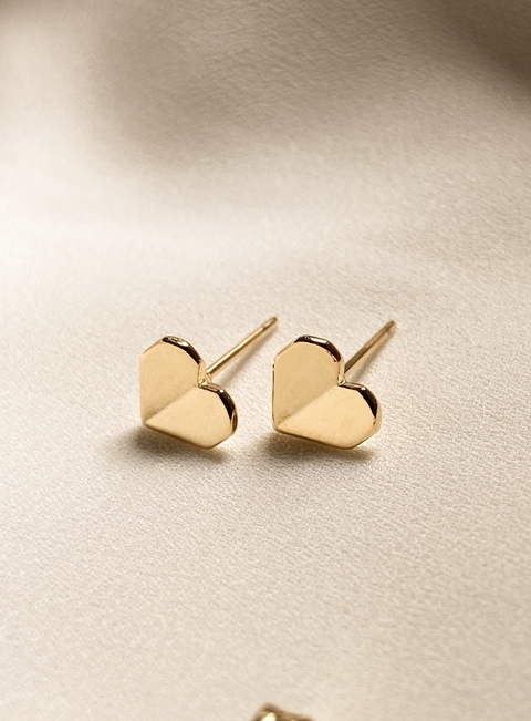 Brinco Heart Banho Ouro 18K - comprar online