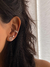 Piercing Fake X Cravejado Prateado - comprar online