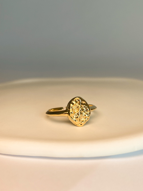 Anel Dária Banho Ouro 18K