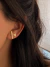 Ear Hook Liso Banho Ouro 18K na internet