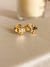 Brinco Trevo Banho Ouro 18K