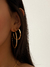 Argola Lisa G Banho Ouro 18K - loja online