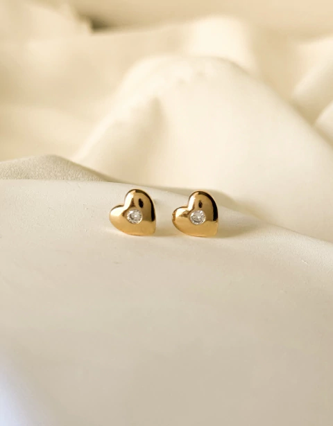 Brinco Luly Menor Banho Ouro 18K - comprar online