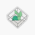 Sticker Transparente Terrarium