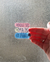 Sticker Transparente  frase: Porque soy tu mama ¡ y punto ! 