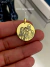 Colar Personalizável - Medalha G Banhado a ouro 18k (LEIA A DESCRIÇÃO) - Vitalicio Joias - Joias Masculinas Banhadas a Ouro 18k 
