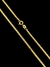 CORRENTE PIASTRINE FECHO TRADICIONAL (2mm) + PINGENTE ESTRELA DE DAVI - 2x2 - BANHADO A OURO 18K - Vitalicio Joias - Joias Masculinas Banhadas a Ouro 18k 