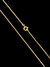 CONJUNTO NJ - CORRENTE VENEZIANA FECHO TRADICIONAL (1mm) + PINGENTE CRUZ 2X1,4cm - BANHADO A OURO 18k - loja online