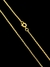 CORRENTE TIJOLINHO FECHO TRADICIONAL (1mm) + PINGENTE CRUCIFIXO PALITO 3X2cm - BANHADO A OURO 18K na internet