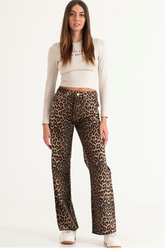 Jean Isostasia WIDE LEG ANIMAL PRINT - comprar online