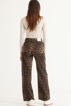 Jean Isostasia WIDE LEG ANIMAL PRINT en internet
