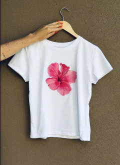 Remera Floweras Blanca - comprar online