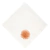 Guardanapo Off White com Bordado Margarida Laranja