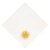 Guardanapo Off White com Bordado Margarida Amarelo