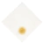 Guardanapo Off White com Bordado Margarida Amarelo