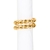Porta Guardanapo Metal Serpente Dourado - comprar online