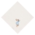 Guardanapo Off White com Bordado Coelho Listrado Azul - comprar online