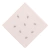 Light Pink Napkin with Grey Small Leaves embroidery