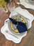 Sardenha Waterproof Placemat Off White with Blue on internet