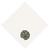 Guardanapo Off White com Bordado Lotus Musgo