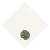 Guardanapo Off White com Bordado Lotus Musgo