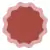Bicolor Ondulado Waterproof Placemat Rose