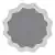 Bicolor Ondulado Waterproof Placemat Grey